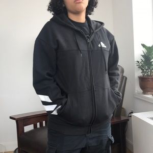 Adidas Black ZIP Up Hoodie